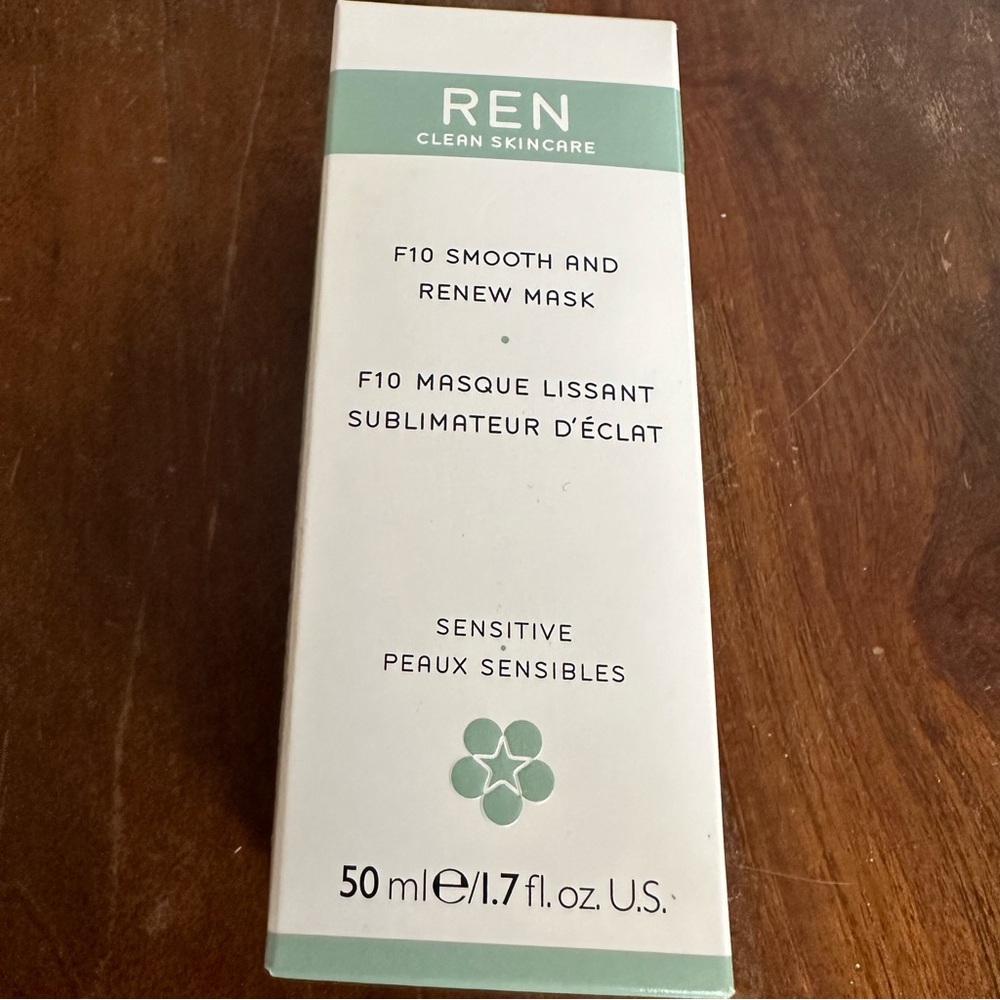 REN skincare F10 smooth and renew mask sensitive skin 50mL NEW‎